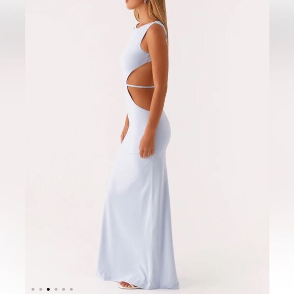 Peppermayo Exclusive - Sutton Maxi Dress - Blue Size 6 NWT in packaging - Picture 3 of 7